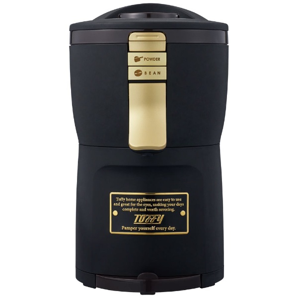 全自動コーヒーメーカー TOFFY ブラック K-CM7-RB [全自動 /ミル付き]
