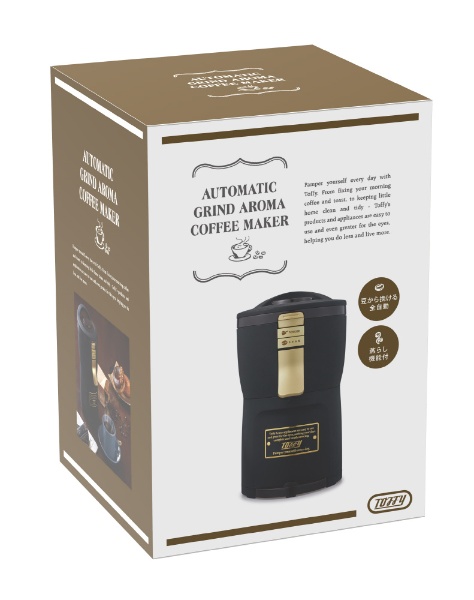 全自動コーヒーメーカー TOFFY ブラック K-CM7-RB [全自動 /ミル付き]