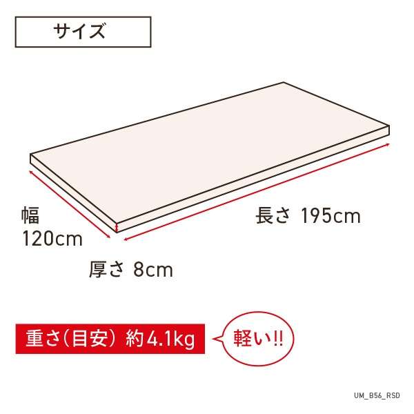 双层垫子-洛布-常规型加宽单人床尺寸(120×195×8cm/灰色×红)_2