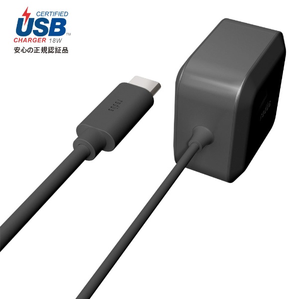 USB-PDб USB-C ľACץ RK-UPD18K ֥å [1.2m /USB Power Deliveryб]