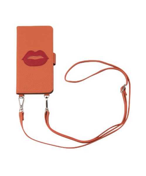 Strap Bookcase Red Lip for iPhone XS Max ȥåץ֥ååɥå 16221
