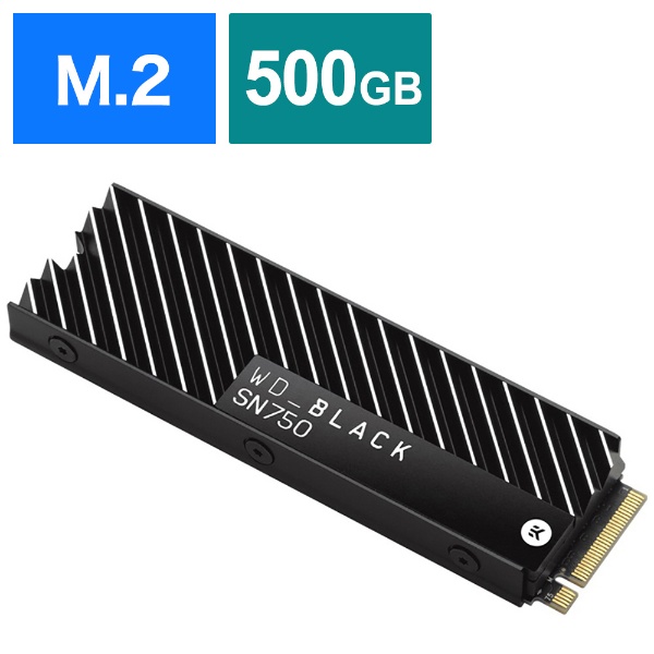 ڹŹWD ¢SSD M.2-2280 / 500GB / WD SN750 NVMe Black / ҡȥդ / WDS500G3XHC WDS500G3XHC