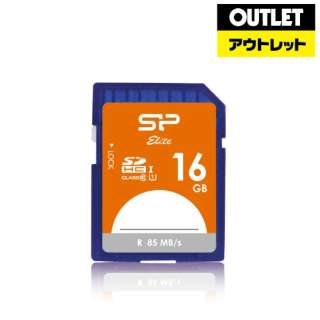 [奥特莱斯商品] [奥特莱斯商品]SDHC卡Elite SPJ016GSDEU1[16GB/Class10][数量有限品]