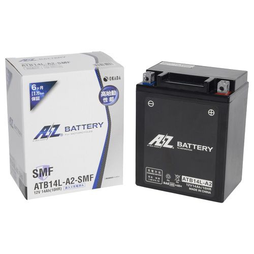 エーゼット 在庫あり AZ エーゼット ATB14L-A2-SMF バッテリー 液入り充電済