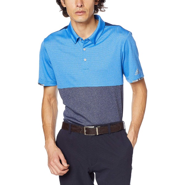 メンズ ゴルフ ウエア トップス ポロシャツ パフォーマンスライン climachill クライマチル バイカラー  半袖ボタンダウンシャツ(Lサイズ/トゥールブルー×カレッジネイビー) FRL86