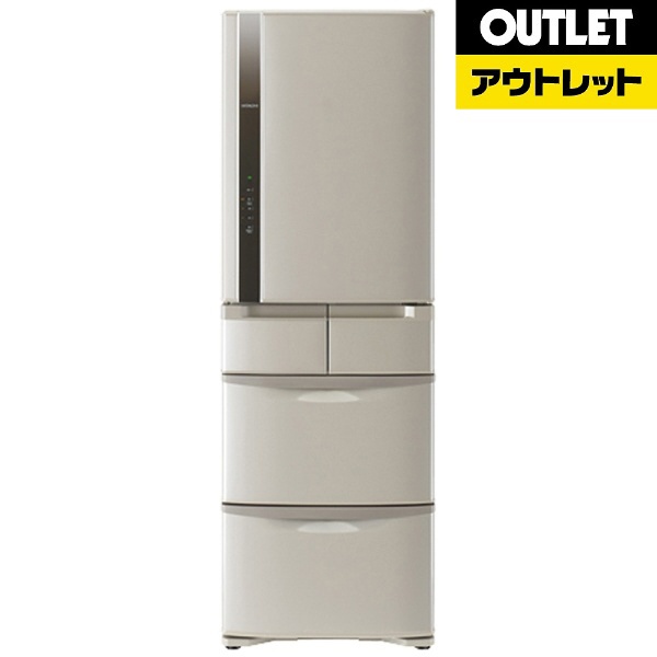 冷蔵庫 Sタイプ ライトゴールド R-S40S-XN [幅60cm /401L /5ドア /右 