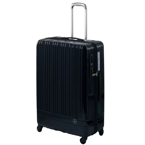 スーツケース ジップタイプ 90L 最大56%OFFクーポン hands ハンズプラス 物品 ライト 18H+TT003-MBL ミッドナイトブルー TSAロック搭載