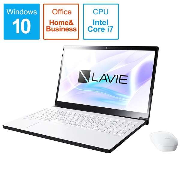 PC-NX850NAW m[gp\R LAVIE Note NEXT v`izCg [15.6^ /Windows10 Home /intel Core i7 /Office HomeandBusiness /F8GB /HDDF1TB /SSDF256GB /2019N5f] yïׁAOsǂɂԕiEsz_1