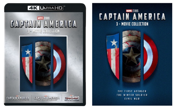 キャプテン・アメリカ：4K UHD 3ムービー・コレクション（数量限定） 【Ultra HD ブルーレイソフト】