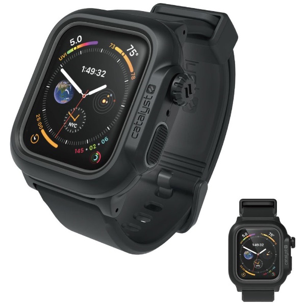 Apple Watch Series 4 40mm 完全防水ｹｰｽ ﾊﾞﾝﾄﾞ付 CT-WPAW1840-BK ブラック