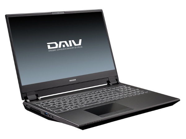DAIV ノートパソコン ブラック BC-DA87M16S5R26-191 [15.6型