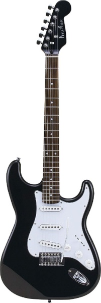 エレキギター ストラトキャスタータイプ マッチングヘッドタイプ ST-180/HBK(S.C) ブラック