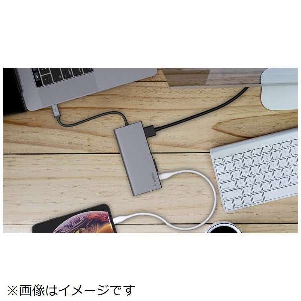 [USB-C秃→手术刀卡片狭槽/HDMI/ＬＡＮ/USB-Ax2/USB-C]对接站F4U092btSGY_7