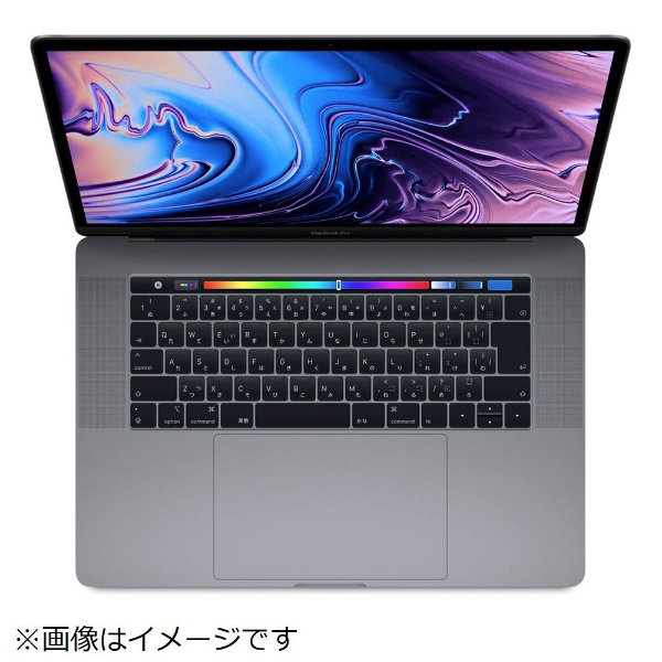 MacBookPro 15インチ Touch Bar搭載・USキーボードモデル[2019年/SSD 512GB/メモリ 16GB/2.3GHz 8コア  Core i9]スペースグレイ MV912JA/A
