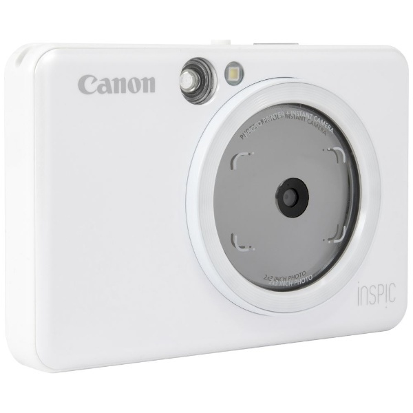 インスタントカメラプリンター iNSPiC ZV-123-PW パールホワイト キヤノン｜CANON 通販