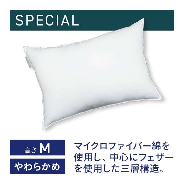 3层酒店模式枕头特别式微纤维枕头(使用时的高度:约3-4cm)_1