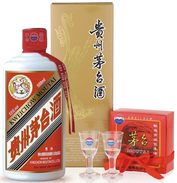 貴州茅台酒 キシュウマオタイシュ マオタイ グラス付き-