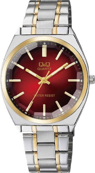 CITIZEN (D43)カットガラス(*'▽')シチズンQQ・Mirale（電池交換済み）ブラック・レディス腕時計USED（送料全国一律185円）素敵な時計です。