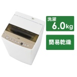 全自動洗濯機 Live Series ホワイト JW-C60C-W [洗濯6.0kg /簡易乾燥(送風機能) /上開き]