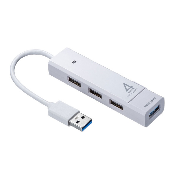 USB-3H421W USB3.1 Gen1+USB2.0ܥϥ ۥ磻 [Хѥ /4ݡ /USB 3.2 Gen1б]