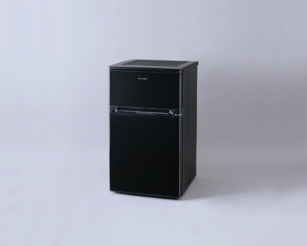 NRSD-8A-B 冷蔵庫 ブラック [2ドア /右開きタイプ /81L] アイリス
