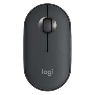 マウス Pebble グラファイト M350GR [光学式 /無線(ワイヤレス) /3ボタン /Bluetooth・USB]
