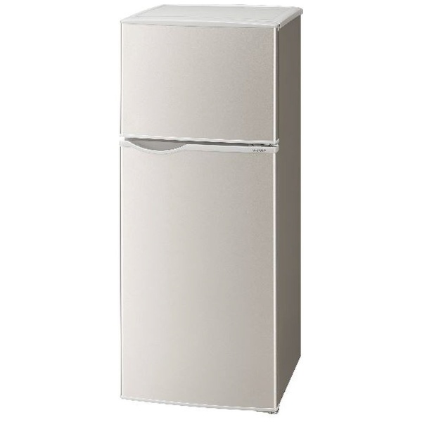 冷蔵庫 シルバー系 SJ-H13E-S [2ドア /右開きタイプ /128L] [冷凍室