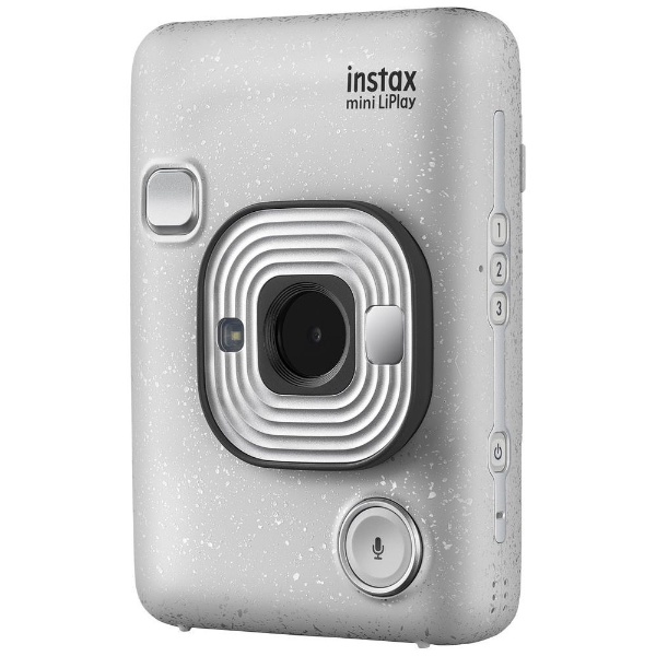 ハイブリッドインスタントカメラ 『チェキ』 instax mini LiPlay ストーンホワイト