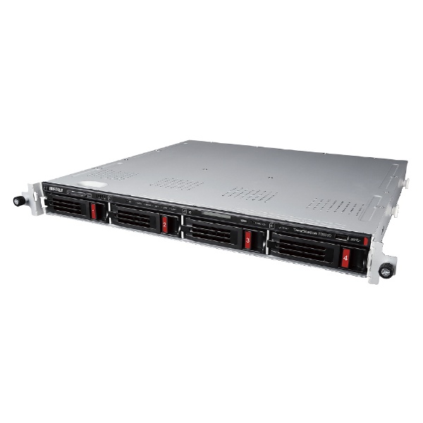 NAS [40TB搭載 /4ベイ] スナップショット機能搭載 1Uラックマウント TeraStation TS6400RN4004