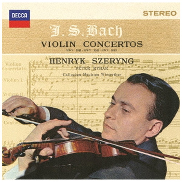 ヘンリク・シェリング/ バッハ：ヴァイオリン協奏曲集 生産限定盤 【CD】