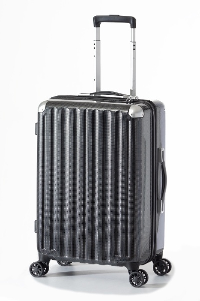 スーツケース ハードキャリー 47L カーボンブラック ALI-6008-22 [TSAロック搭載]