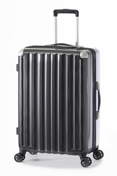 スーツケース ハードキャリー 66L カーボンブラック ALI-6008-24 [TSA 
