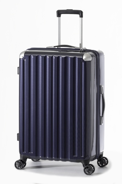 スーツケース ハードキャリー 66L カーボンネイビー ALI-6008-24 [TSA