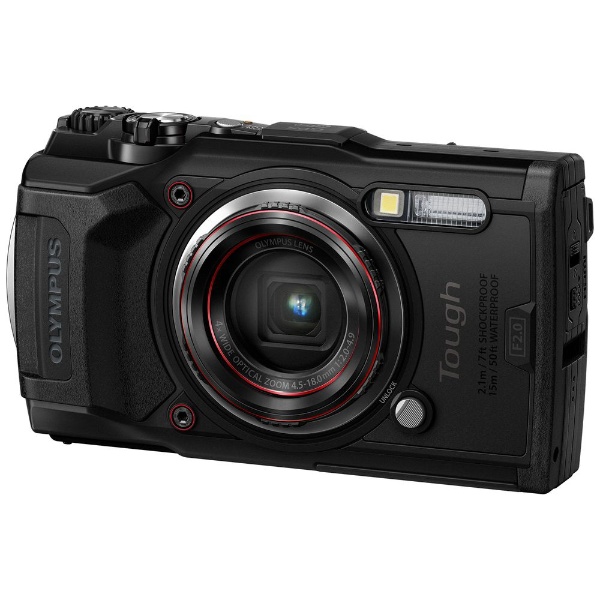 カメラ レンズ(単焦点) ビックカメラ.com - TG-6 コンパクトデジタルカメラ Tough（タフ） ブラック [防水+防塵+耐衝撃]