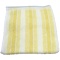 西川今治洗涤毛巾软乎乎地耐用的条纹(34×35cm/黄色/今治生产)