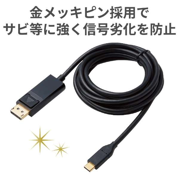 USB-C  DisplayPort P[u [f /2m /4KEHDRΉ] Windows11 MacΉ ubN CAC-CDP20BK_5
