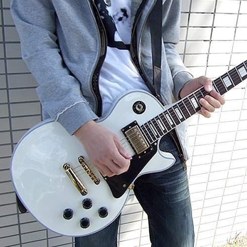 エレキギター レスポールタイプ LP-300/WH(S.C) ホワイト PhotoGenic 