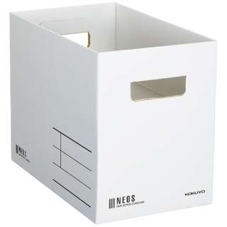 収納ボックス Mサイズ NEOS（ネオス） ホワイト A4-NEMB-W