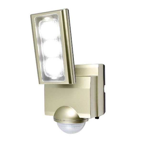 AC式 センサーライト1灯 ゴールド ESL-ST1201AC [白色 /コンセント式