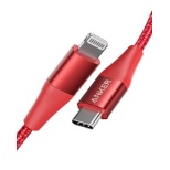 Anker PowerLine+ II USB-C  CgjO P[u(0.9m) red A8652091