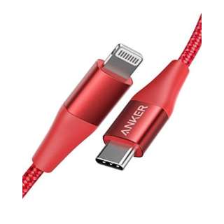 Anker PowerLine+ II USB-C  CgjO P[u(0.9m) red A8652091_1
