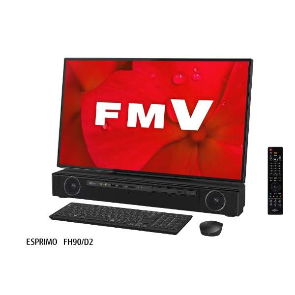 FMVF90D2B デスクトップパソコン ESPRIMO FH90/D2 オーシャンブラック [27型 /intel Core i7 /メモリ