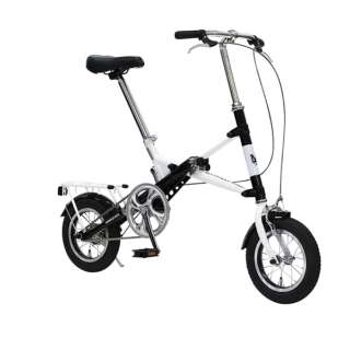 12型 折りたたみ自転車 MOBILLY ONE FDB120-X(ブラック/シングルシフト)95201-01 【キャンセル・返品不可】