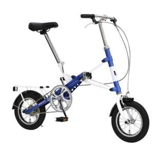 12型 折りたたみ自転車 MOBILLY ONE FDB120-X(ブルー/シングルシフト)95201-03 【キャンセル・返品不可】
