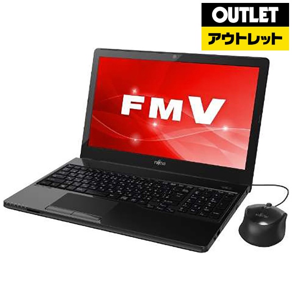 アウトレット品】 15.6型ノートPC[Win10 Home・AMD Eシリーズ・SSD 256GB・メモリ 4GB・Office] LIFEBOOK  AH41/C3 FMVA41C3B シャイニーブラック 【外装不良品】 FUJITSU｜富士通 通販 | ビックカメラ.com