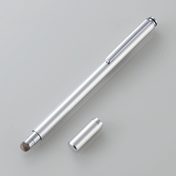 流行のアイテム タッチペン マグネットキャップ 導電繊維 新品未使用正規品 シルバー PCTPMCF01SV