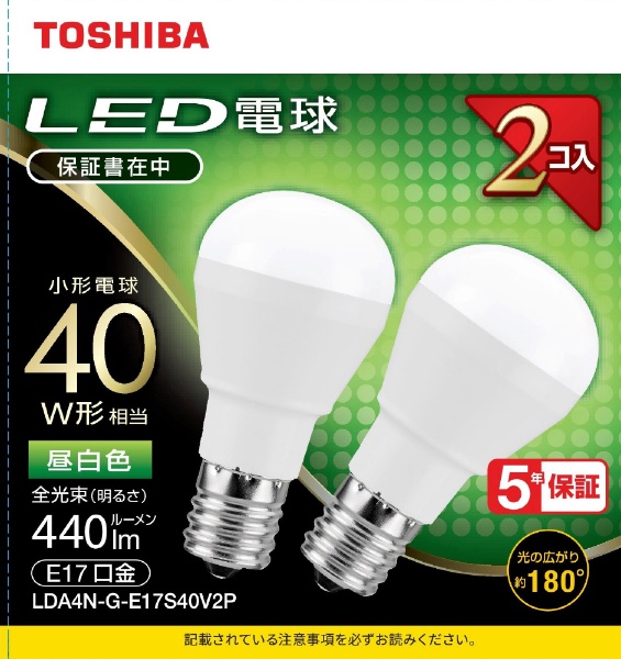 TOSHIBA LDA4N-G 40W - 蛍光灯・電球