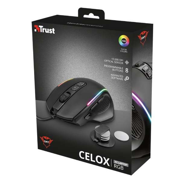Q[~O}EX GXT 165 Celox RGB Gaming Mouse 23092 [w /L /8{^ /USB]_5