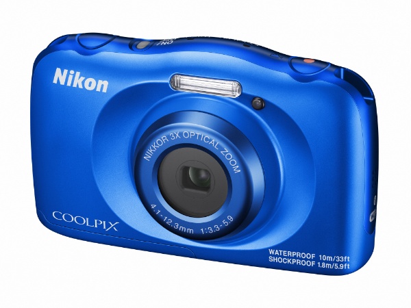 W150BL コンパクトデジタルカメラ COOLPIX（クールピクス） ブルー [防水+防塵+耐衝撃]