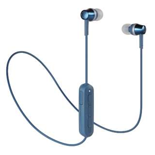 bluetoothイヤホン カナル型 ブルー ATH-CKR300BT BL [ワイヤレス(左右コード) /Bluetooth]